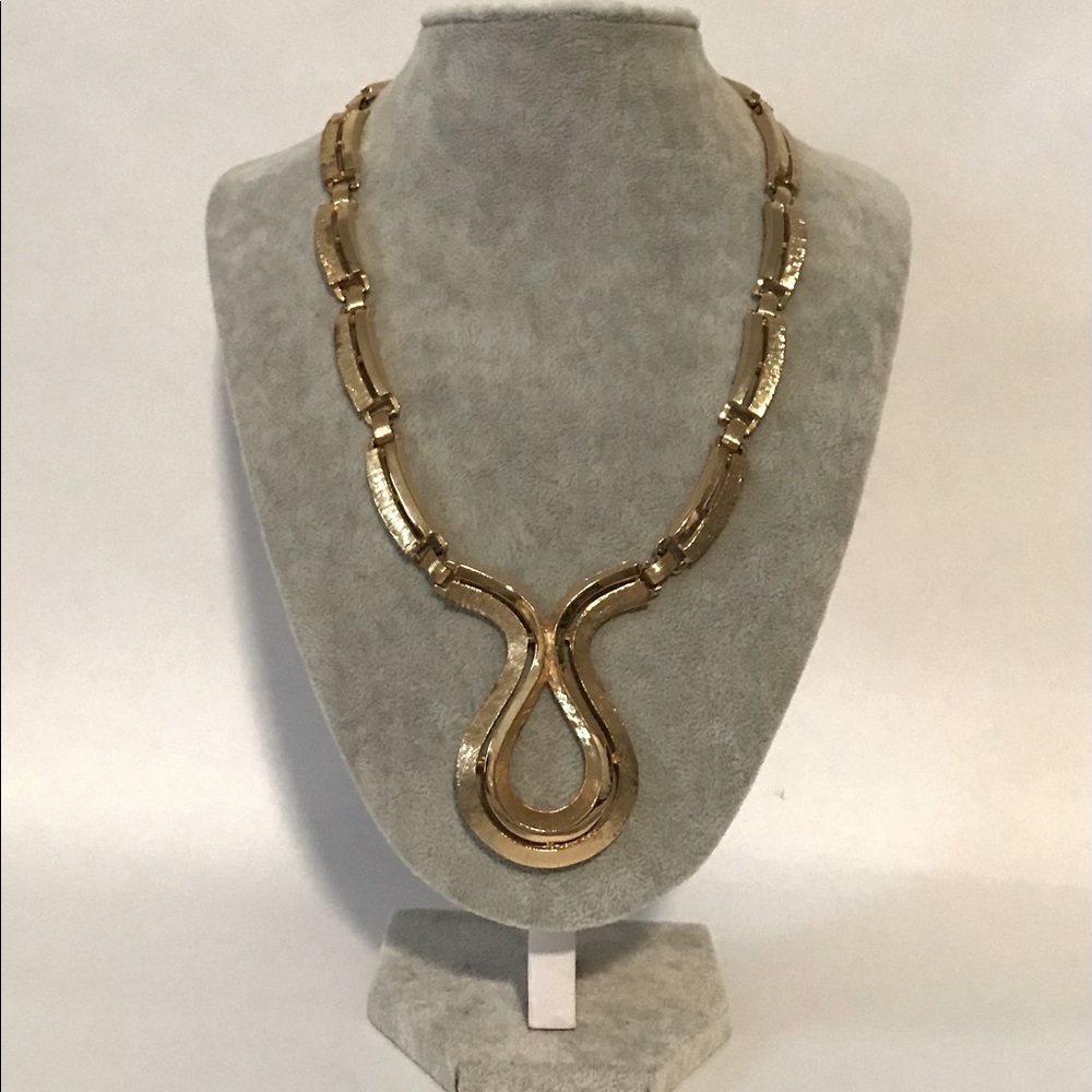 Stunning Gold Statement Necklace